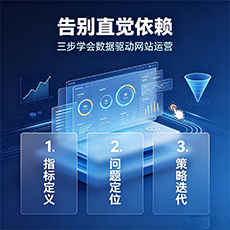 徐州建站-告别直觉依赖：三步学会数据驱动网站运营