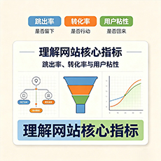 徐州建站-理解网站核心指标:跳出率、转化率与用户粘性
